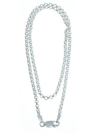 Belcher Chain Necklace 925 Sterling Silver 4,5mm PAPU4.5