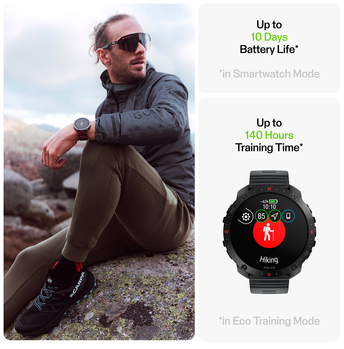 Polar Grit X2 Pro TI Lthr Brnz M L watchesonline