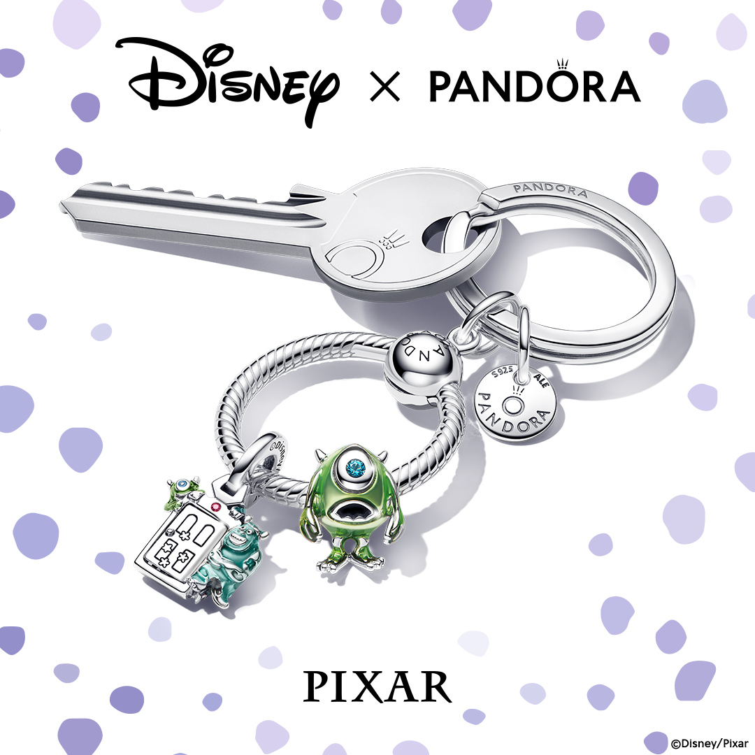 Charm Pandora - Disney, Pixar, Pendente Porta Monsters & Co 792758C01