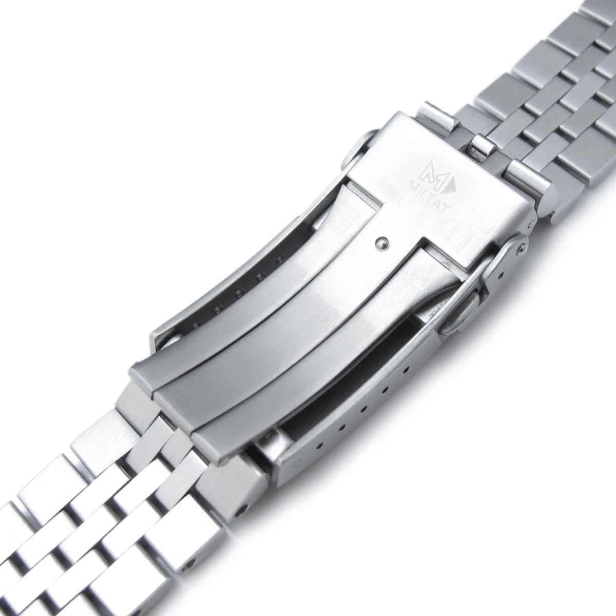 Amazon.com: 22mm Hexad 316L Stainless Steel Watch Band Straight End Lug  Diver Clasp Brushed : Clothing, Shoes & Jewelry