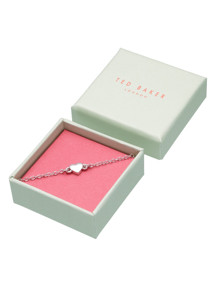Ted baker silver heart bracelet online