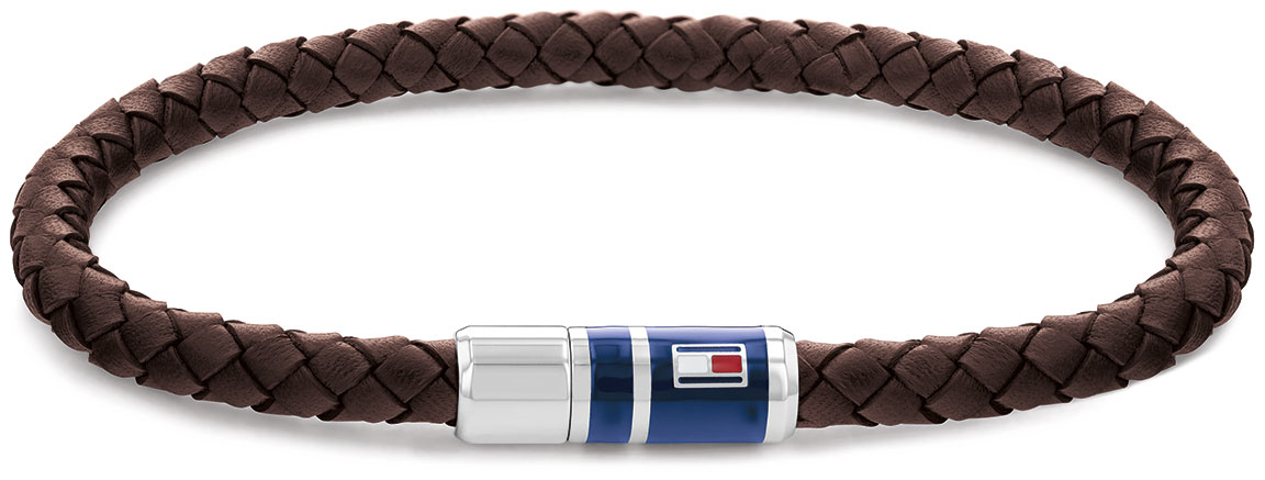 Tommy Hilfiger Braided Leather Bracelet 2790295 watchesonline