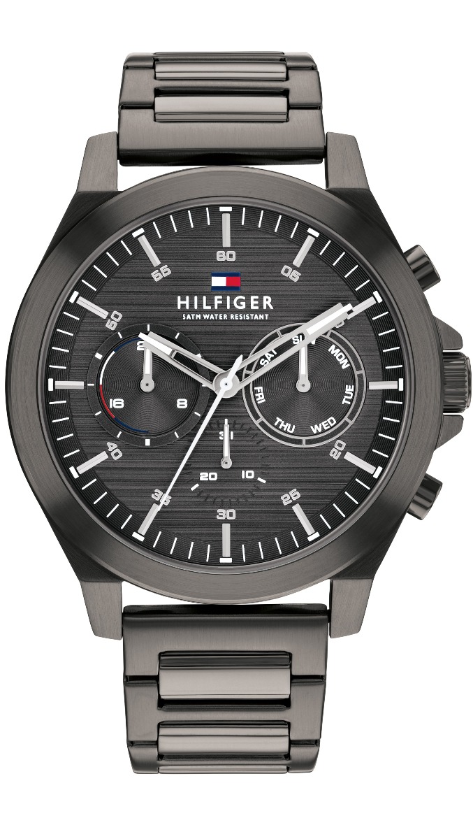 Tommy Hilfiger Lance Grey Steel Stainless 1710519