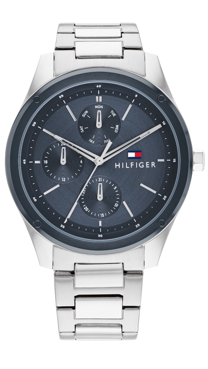 Tommy Hilfiger Tyler Silver 1710532 steel blue Stainless