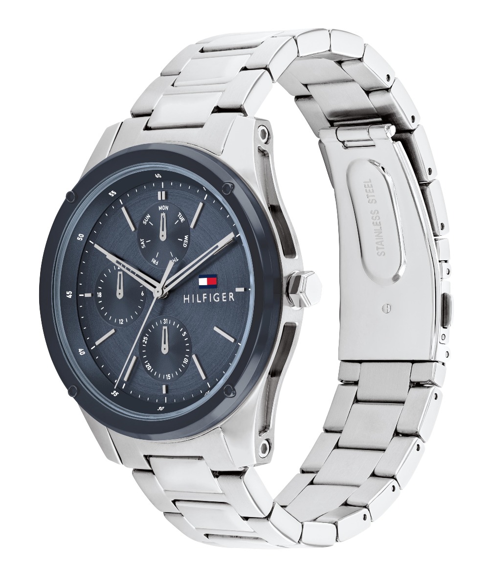 Tommy Hilfiger 1710532 Silver Tyler steel blue Stainless