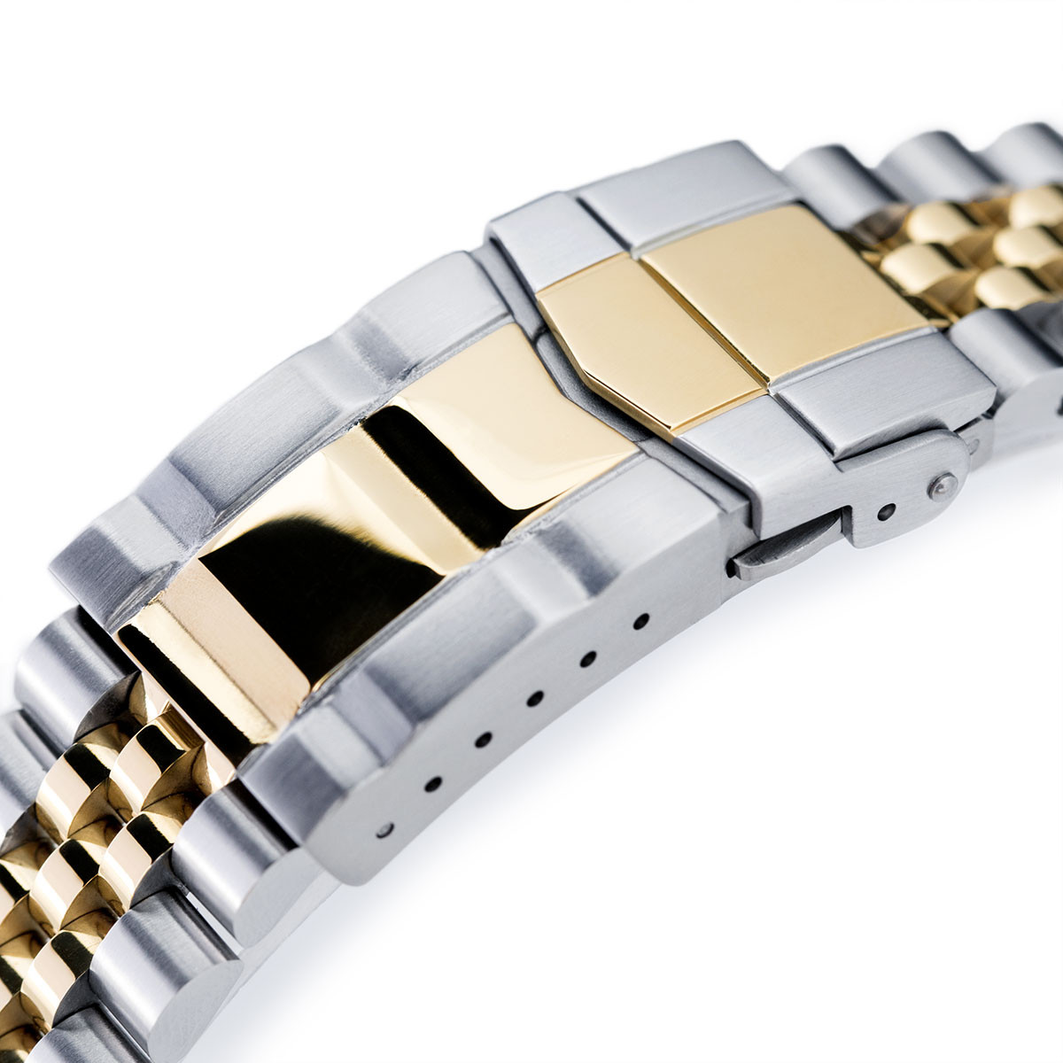 Aftermarket Super Jubilee Two Tone Steel/Gold Bracelet for Rolex Datejust  20mm | eBay