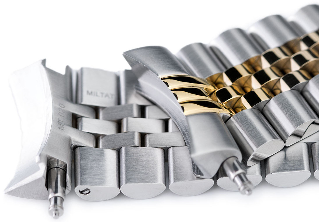 Rolex NOS Superjubilee steel bracelet 63600 20 mm end links for Date-J –  jmpwatches.com
