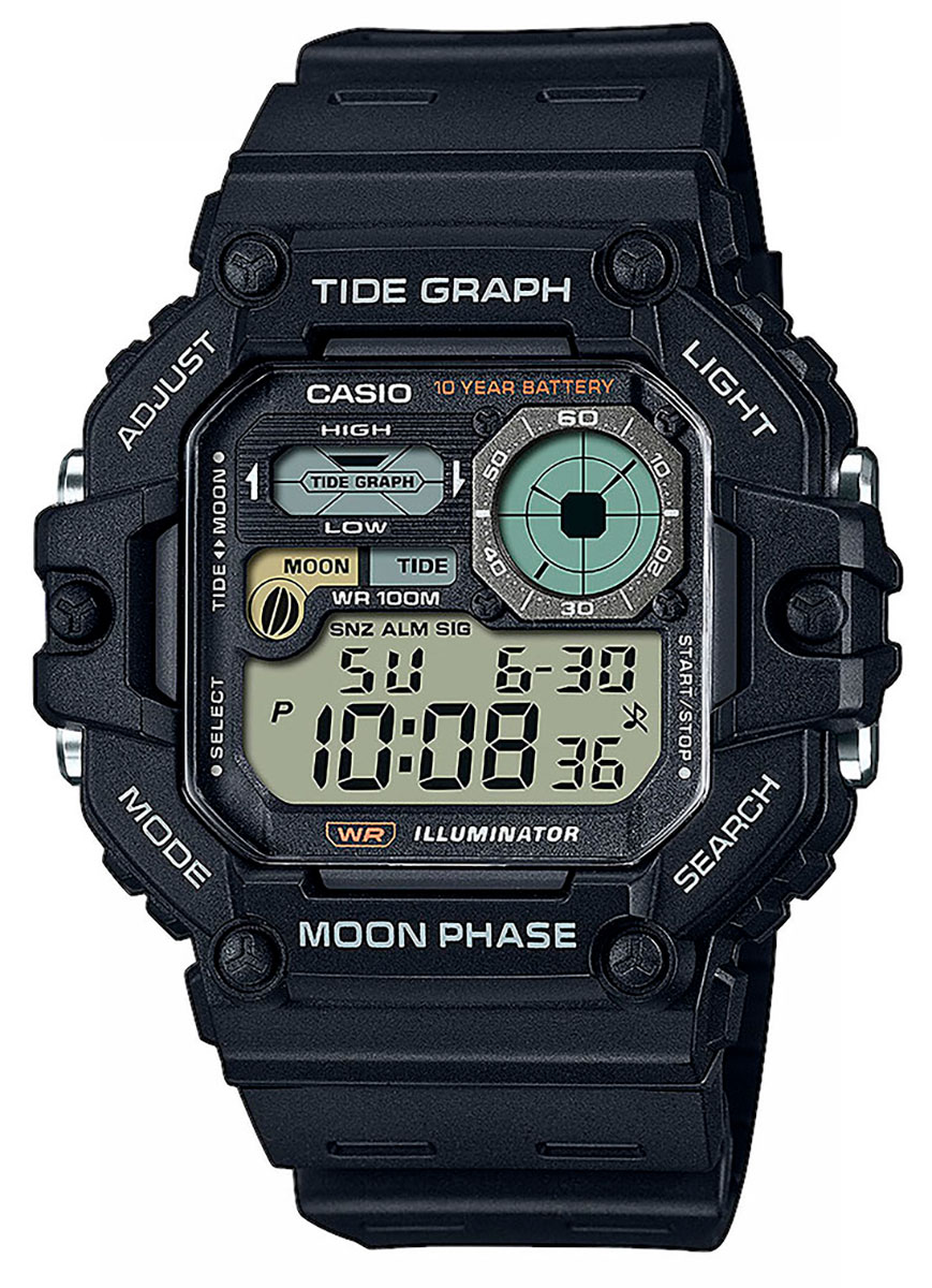 Casio Collection WS 1700H 1AVEF Multi Window Tide